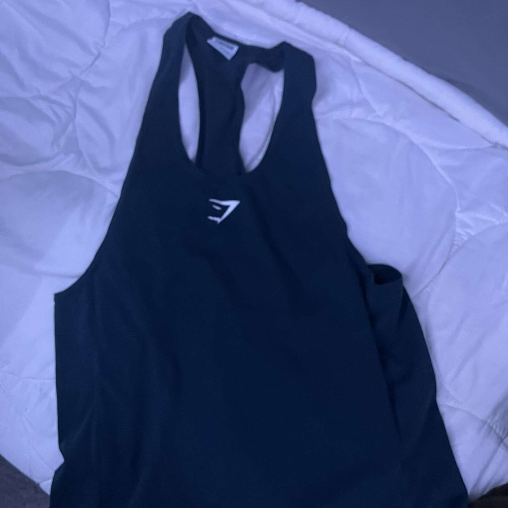men's gymshark Black Tank Top